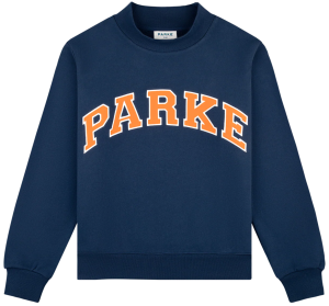 Parke Back to School Varsity Denim Sweatshirt1