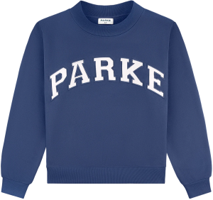 Parke Crown Blue Hometown Varsity Mockneck