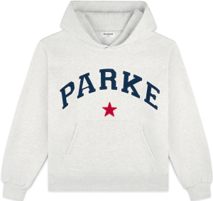 Parke Varsity Star Heather Grey Hoodie